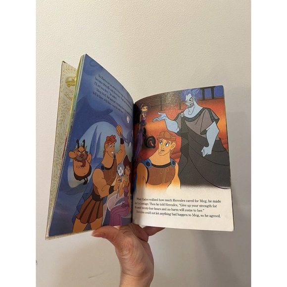 Disney Hercules Little Golden Book First Edition 1997 Greek Myth - Picture 8 of 10